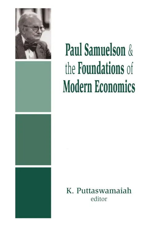 Cover of Paul Samuelson and the Foundations of Modern Economics