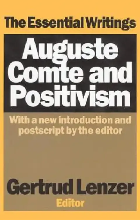 Cover of Auguste Comte and Positivism