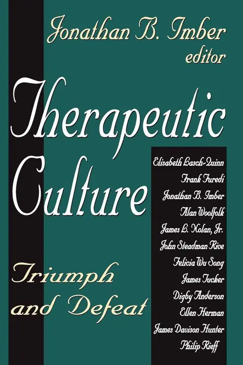 Cover of Therapeutic Culture