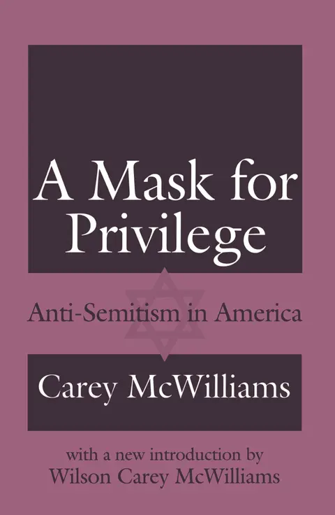 Cover of A Mask for Privilege