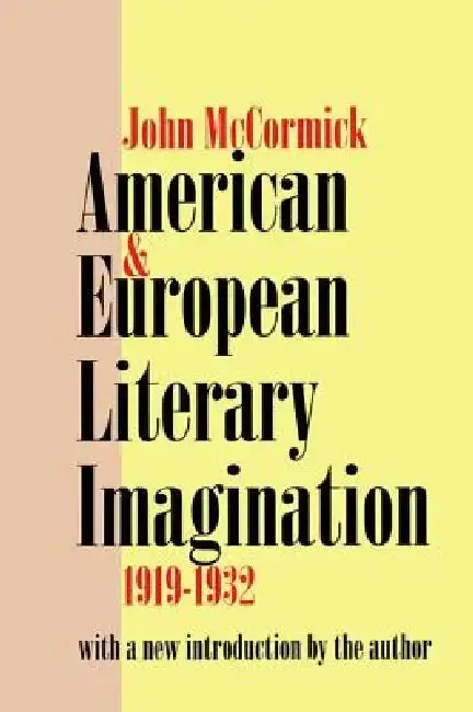 Cover of American and European Literary Imagination