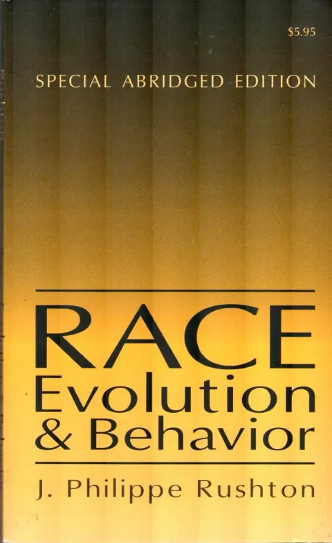 Cover of Race, Evolution & Behavior