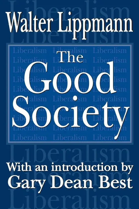 Cover of The Good Society