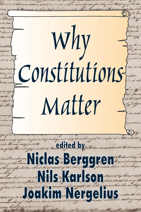 Cover of Why Constitutions Matter