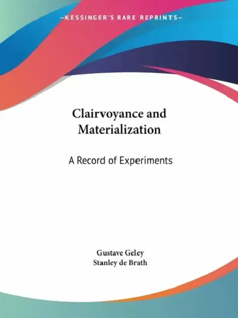 Cover of Clairvoyance and Materialization