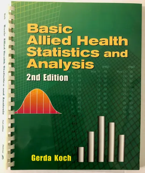 Cover of Basic Allied Health Statistics and Analysis