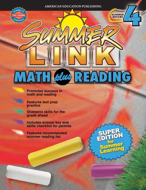 Cover of Math Plus Reading, Grades 3 - 4