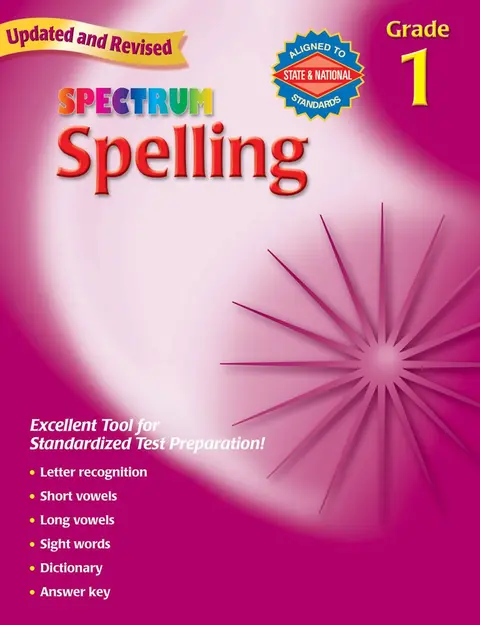 Cover of Spectrum Spelling, Grade 1