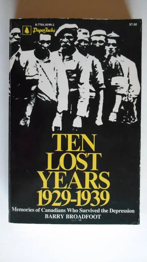 Cover of Ten Lost Years 1929-1939