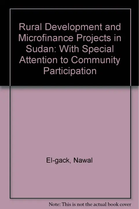 Cover of Rural Development and Microfinance Projects in Sudan