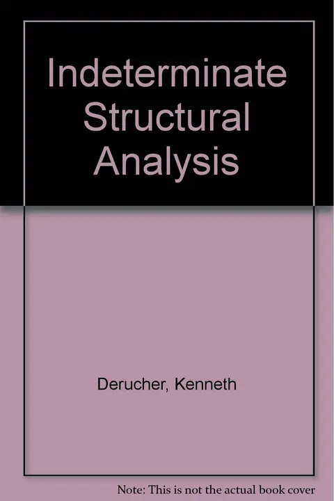 Cover of Indeterminate Structural Analysis
