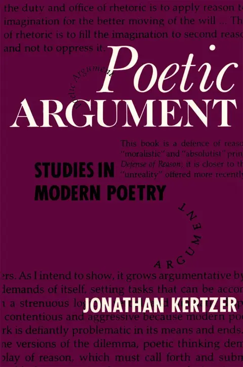 Cover of Poetic Argument
