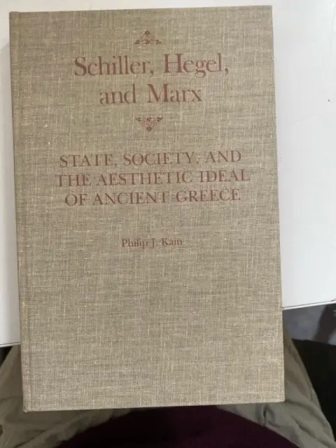 Cover of Schiller, Hegel, and Marx