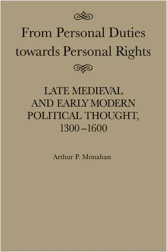 Cover of From Personal Duties Towards Personal Rights