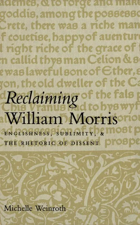 Cover of Reclaiming William Morris