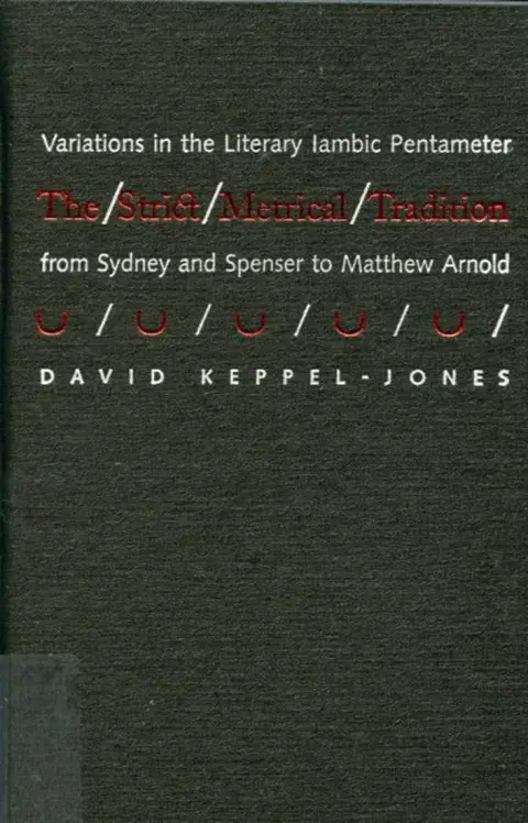 Cover of The Strict Metrical Tradition