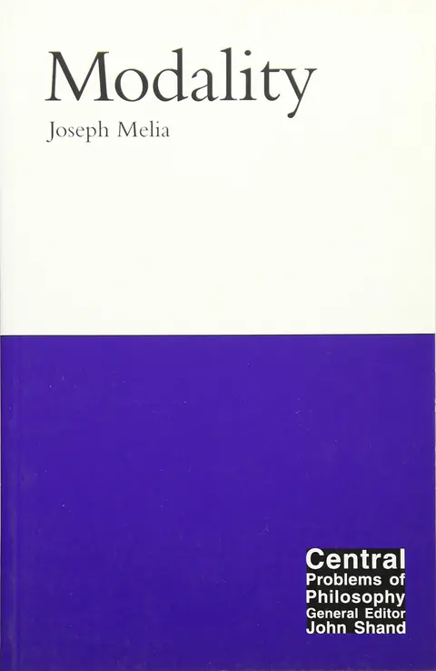 Cover of Modality