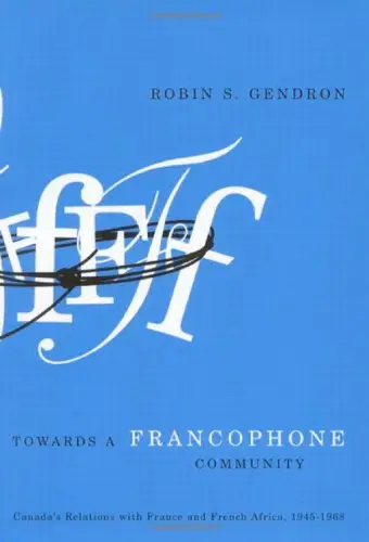 Cover of Towards a Francophone Community