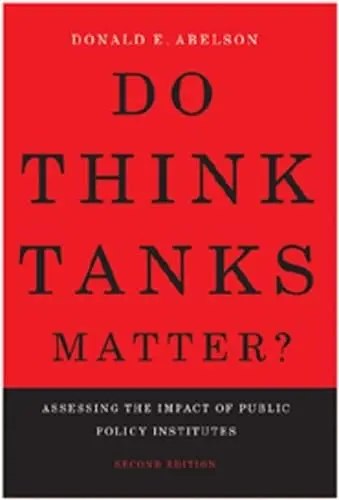 Cover of Do Think Tanks Matter?