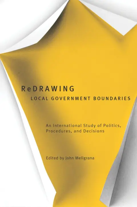 Cover of Redrawing Local Government Boundaries