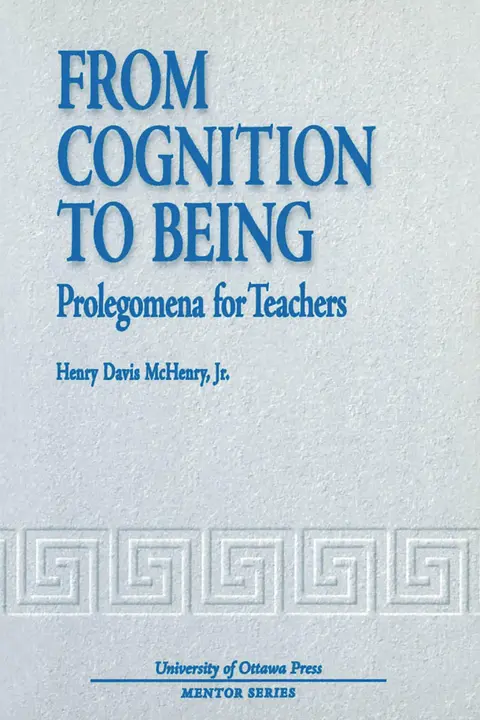 Cover of From Cognition to Being