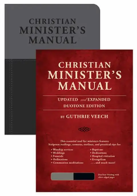 Cover of Christian Minister's Manual--Updated and Expanded Duotone Edition