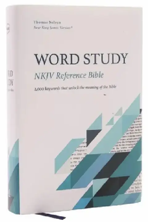 Cover of Nkjv, Word Study Reference Bible, Hardcover, Red Letter, Comfort Print