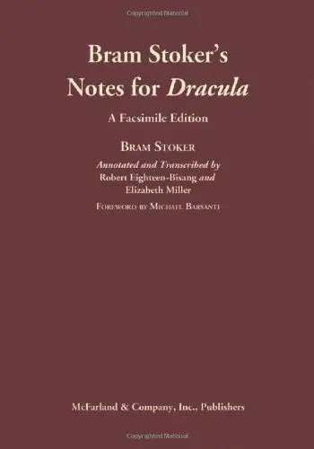 Cover of Bram Stoker's Notes for "Dracula"