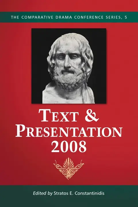 Cover of Text & Presentation 2008