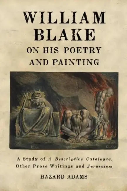 Cover of William Blake on His Poetry and Painting