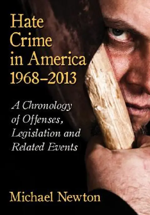 Cover of Hate Crime in America, 1968-2013