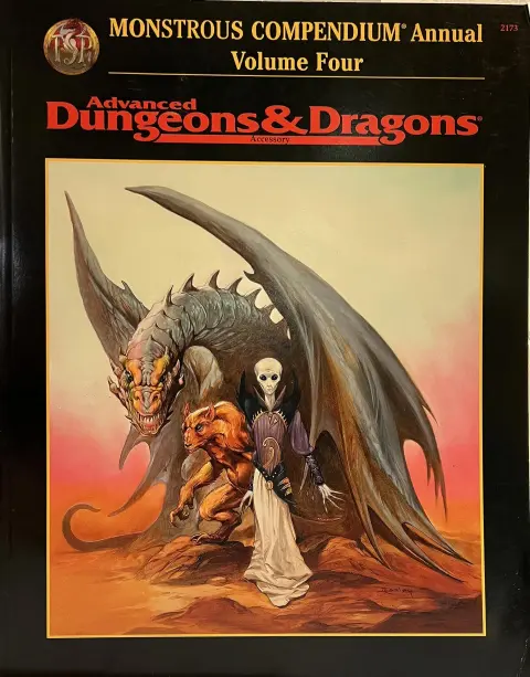 Cover of Monstrous Compendium Annual, Volume 4