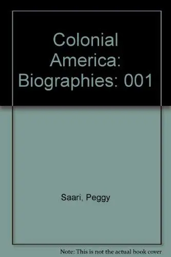 Cover of Colonial America