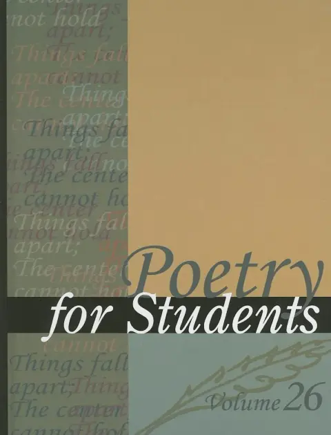 Cover of Poetry for Students