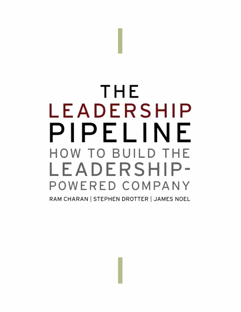 Cover of The Leadership Pipeline