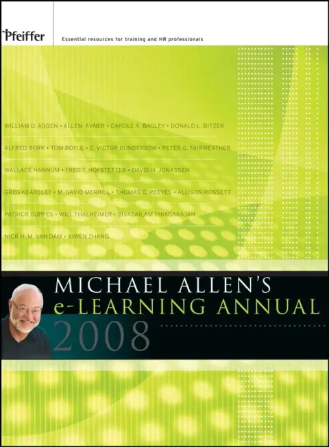 Cover of Michael Allen′s 2008 e–Learning Annual