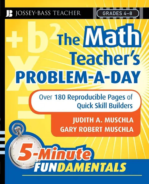 Cover of The Math Teacher's Problem-a-Day, Grades 4-8
