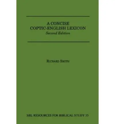 Cover of A Concise Coptic-English Lexicon