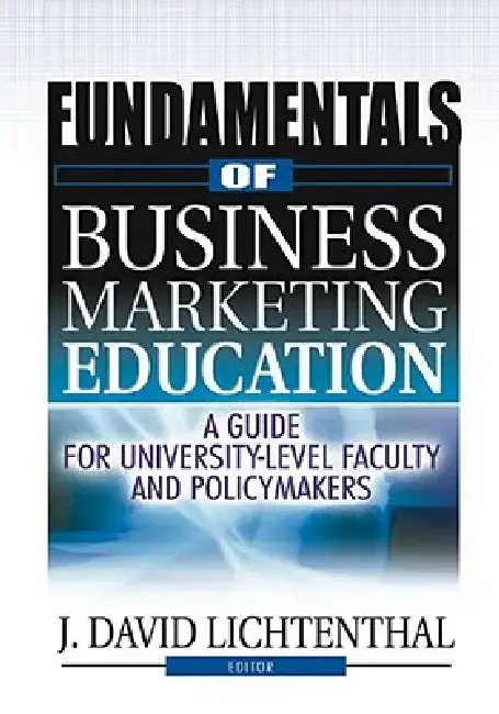 Cover of Fundamentals of Business Marketing Education