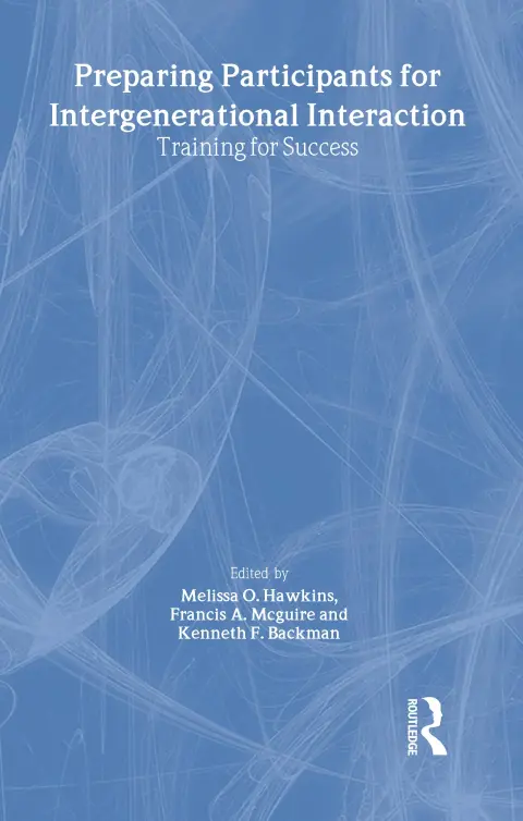 Cover of Preparing Participants for Intergenerational Interaction