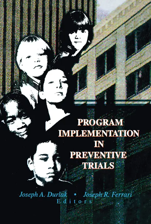 Cover of Program Implementation in Preventive Trials