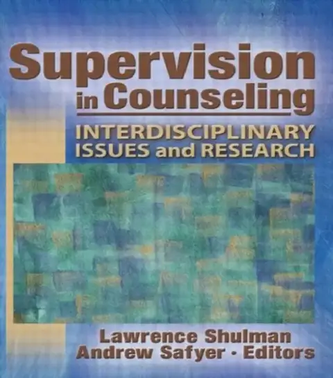 Cover of Supervision in Counseling