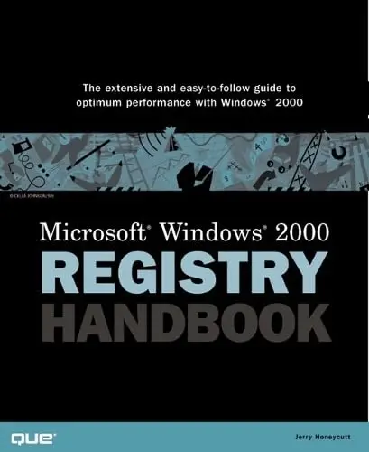 Cover of Microsoft Windows 2000 Registry Handbook