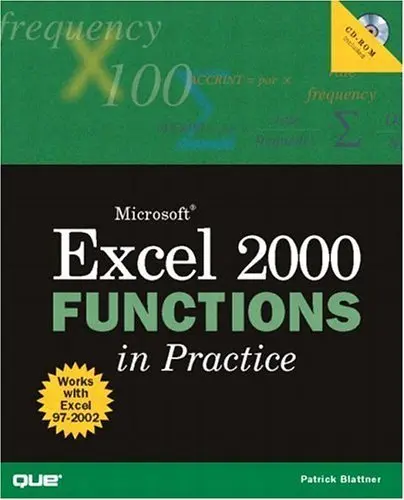 Cover of Microsoft Excel 2000 Functions in Practice