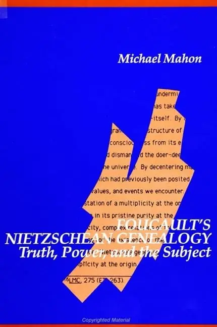 Cover of Foucault's Nietzschean Genealogy