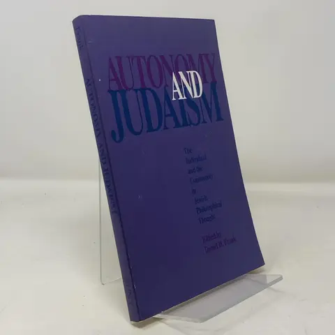 Cover of Autonomy and Judaism