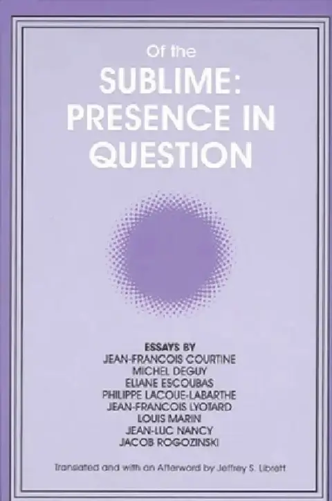 Cover of Of the Sublime