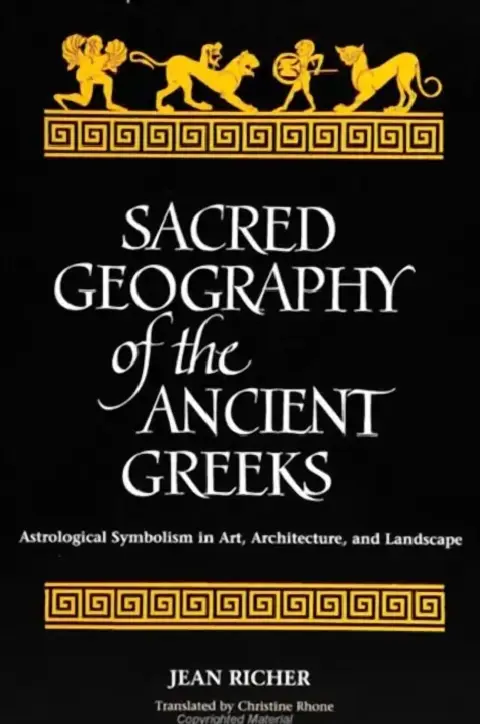 Cover of Sacred Geography of the Ancient Greeks