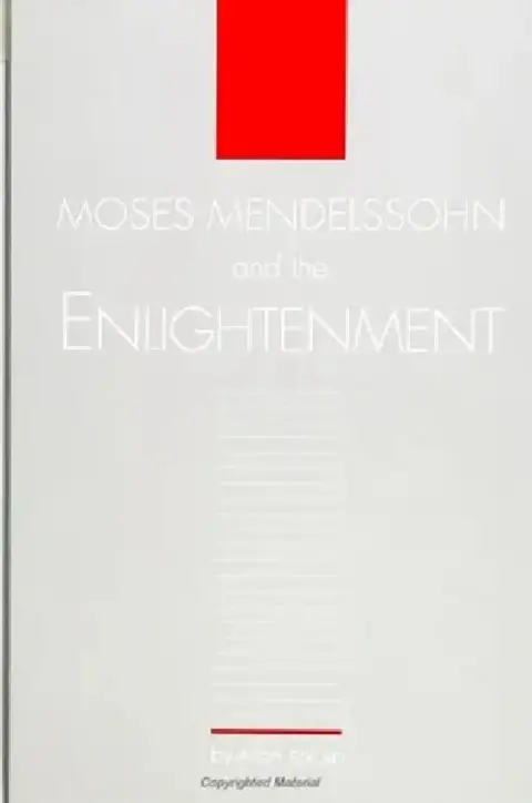 Cover of Moses Mendelssohn and the Enlightenment