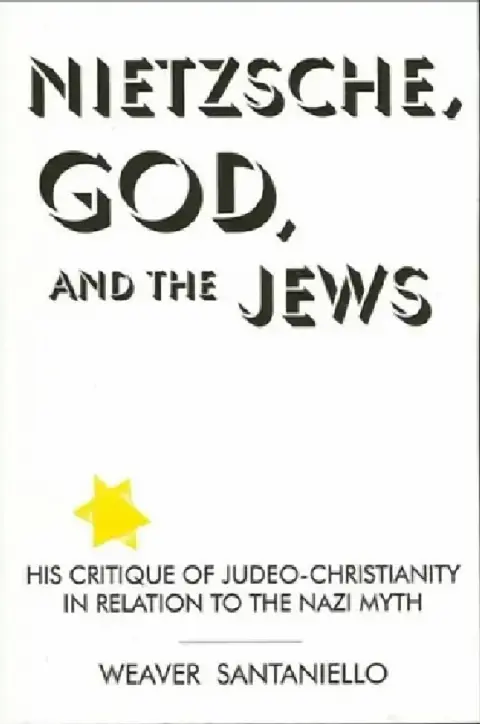 Cover of Nietzsche, God, and the Jews